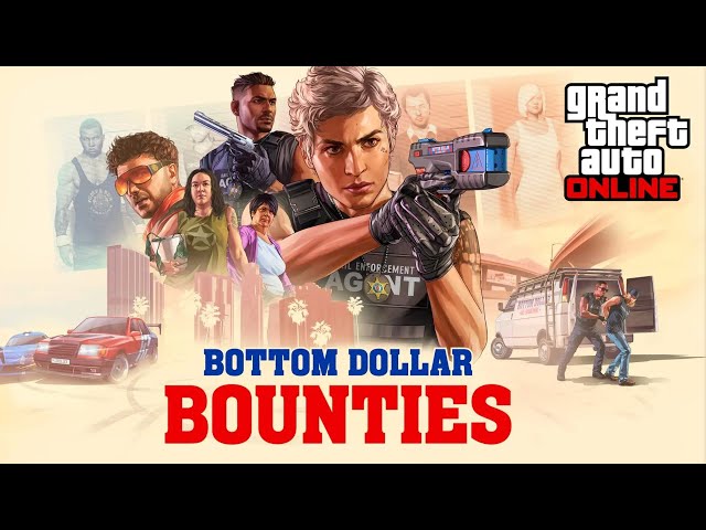 GTA5 -  New DLC Update: Bottom Dollar Bounties - Play as bounty hunter