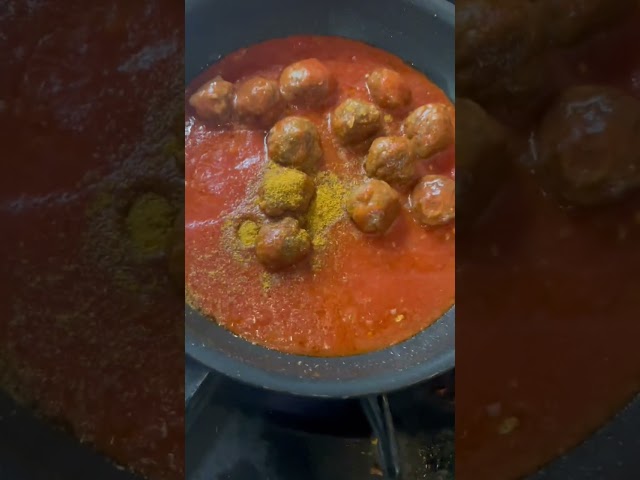 Meatballs Curry 🍛 #shorts #cooking #viral