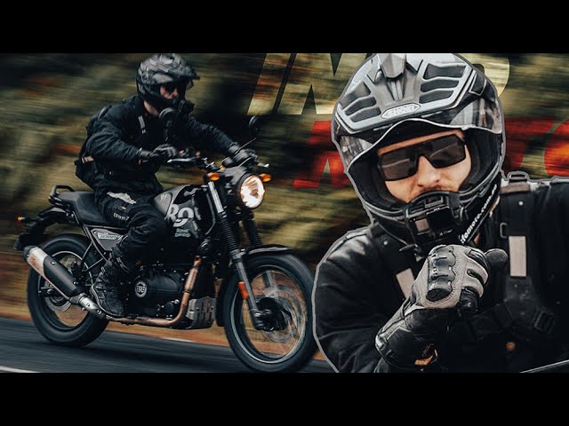 Motocross on the new Royal Enfield Scram 411 | INFO MOTO