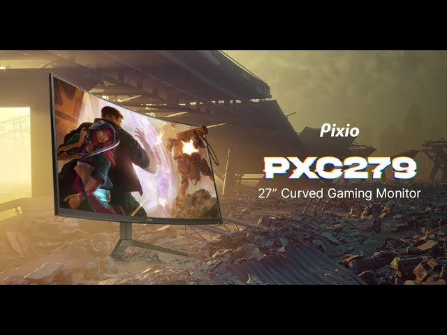 Pixio PXC279 - 27 inch 1080p 240Hz 1ms (MPRT) Premier eSports 1500R Curved Gaming Monitor