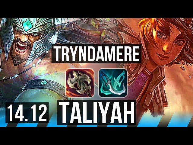 TRYNDAMERE vs TALIYAH (MID) | 69% winrate, 6/2/4 | EUW Grandmaster | 14.12