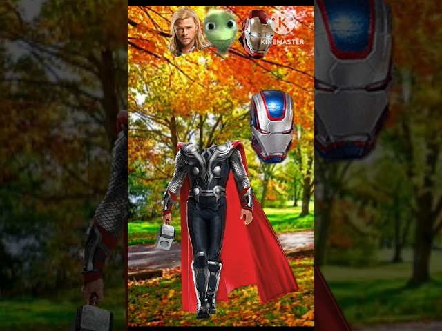 walk angry thor head set video 😂🐐🙈 funy puzzle video dama tu cosita alian, hulk #ytviral  #ytshorts