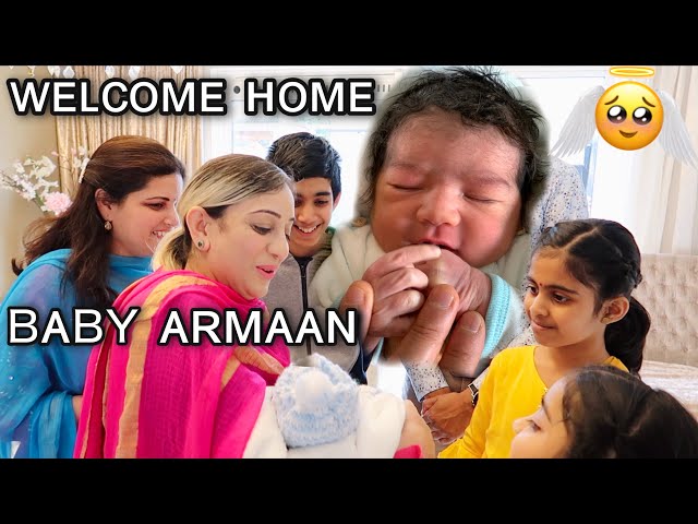 BABY ARMAAN SINGH’s WELCOME HOME PARTY 🎉 Indian Mom & 3 kids Life In👉 Netherlands🇳🇱|| Vlog*304