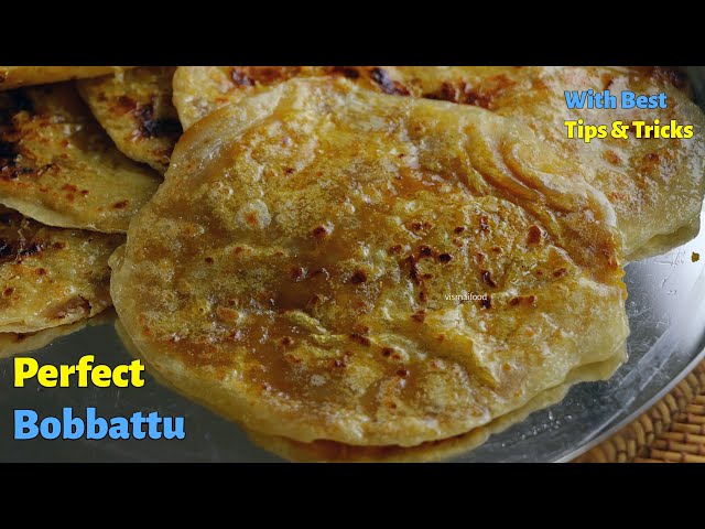 నేతి బొబ్బట్లు  || PuranPoli || How to make perfect Bobbatlu at Home in Telugu by Vismai Food