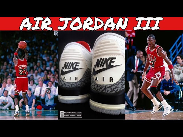 Michael Jordan Wearing the Air Jordan 3! White Cement (Raw Highlights)