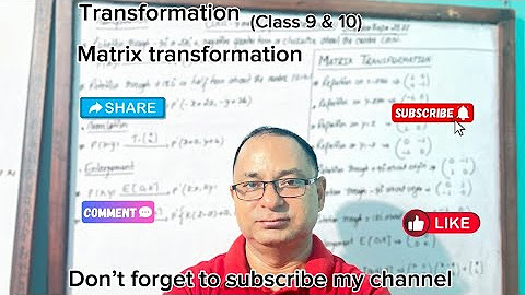 Transformation Class 9 and 10