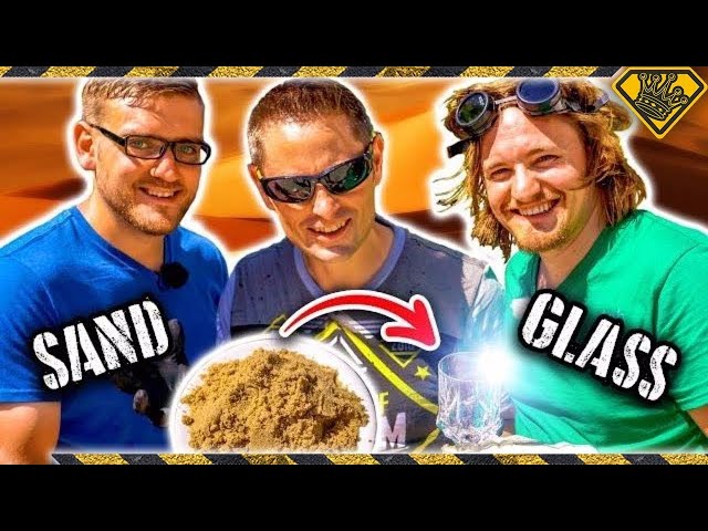 How To Turn SAND Into GLASS! Melting Sand Into Glass? TKOR Shows You How To Make Glass!