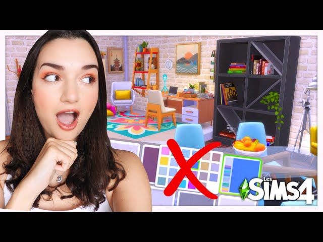 Challenge : Je ne peux pas changer la couleur de base ! | Sims 4