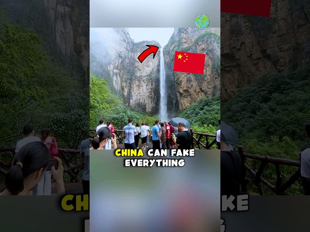 China Fake Waterfall Controversy #shorts #china #interestingfacts