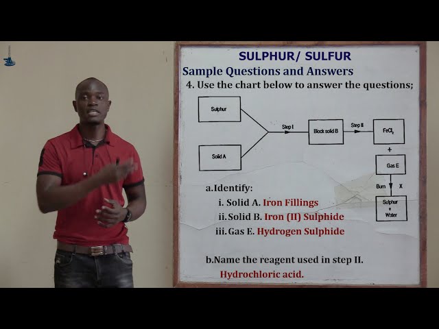 3. Questions Sulphur and Its Properties 1 Chemistry Form 3