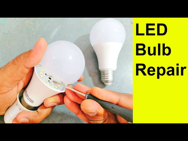 How to repair  LED SMD light Bulb easily at home Urdu Hindi