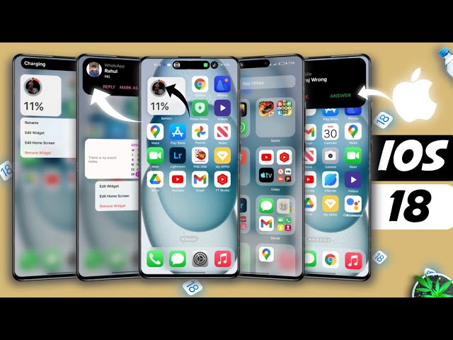 How To install iOS 18 Launcher For Any Android Devices | Launcher iOS 18 Pro