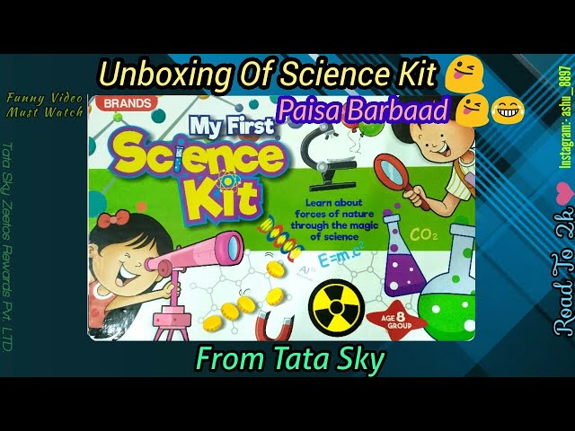 Unboxing Of Science Kit 😜 From Tata Sky | Paisa Barbaad | Must Watch | Road To 2k