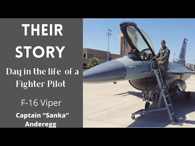 A Day in the Life of a Real Fighter Pilot | F-16 Viper | Captain "Sanka" Anderegg