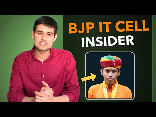 BJP IT Cell Insider Interview with Dhruv Rathee