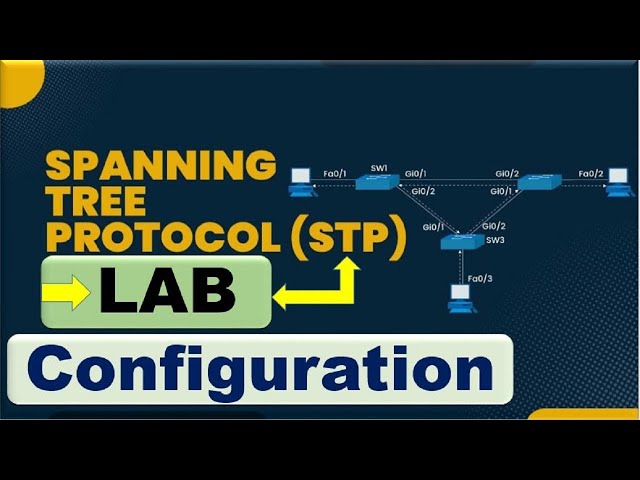 STP | Spanning Tree Protocol Configuration full lab | How to configure STP | STP Lab Tutorial