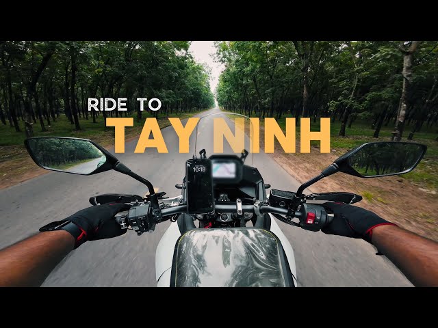 Ride To Tay Ninh via DT744 | Honda Transalp 750 | POV ASMR
