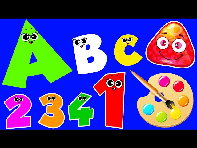 Best Learn ABC and 123 Numbers Compilation | Alphabet | Numbers | Phonics Song | Kids Video