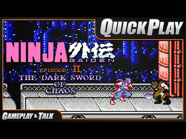 Ninja Gaiden II: The Dark Sword of Chaos (NES) | Gameplay and Talk Quick Play #58 - Full Playthrough