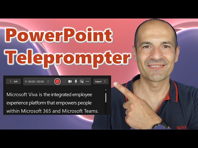 How to use Teleprompter in PowerPoint