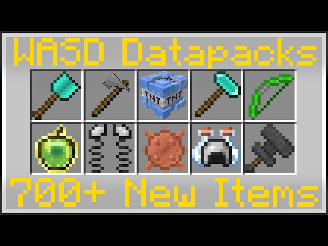 I updated all 700 of my items in Minecraft