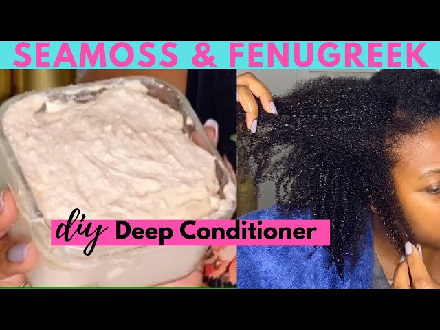 Fenugreek Deep Conditioner for Natural Hair| Fenugreek and Irish Sea Moss for Hair Growth