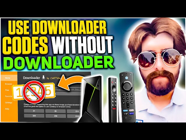 USE FIRESTICK DOWNLOADER CODES without DOWNLOADER! ALL Devices!