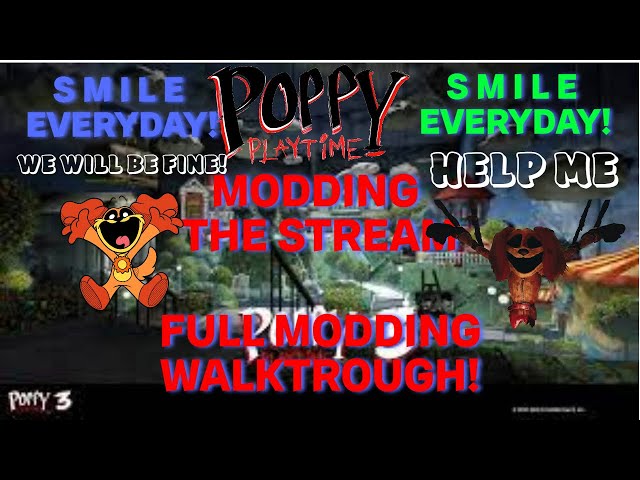 POPPY PLAYTIME 3 FULL GAME WALKTROUGH BUT WITH MODS! [I RELEASED A NEW ROBLOX GAME]