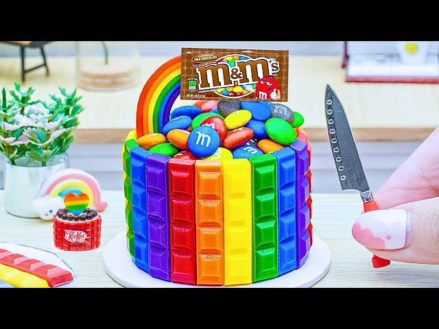 Amazing KITKAT Cake Dessert | 1000+ Perfect Miniature Chocolate Cake Decorating Idea, Rainbow KITKAT