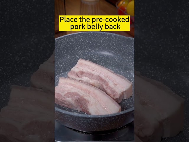 Crispy Pan Fried Pork Belly