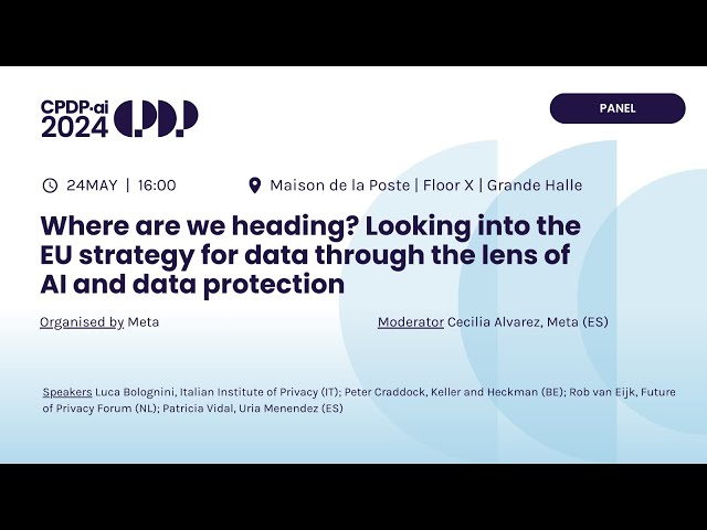 CPDP.ai 2024 - Where are we heading  Looking into the EU Strategy for Data through the Lens of AI...