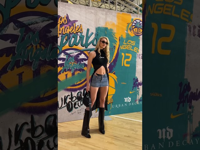 Cameron Brink came fitted ahead of her Sparks debut 😎