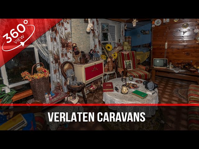 [360° | VD5] Abandoned Caravans in the Forest (360° VIDEO)