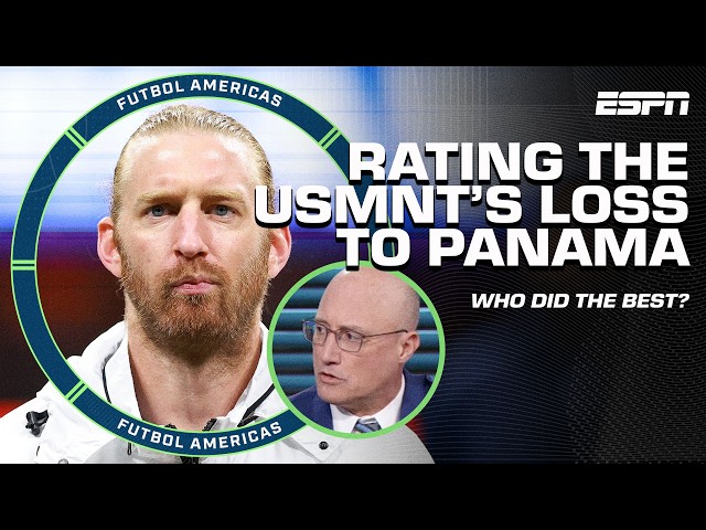 RATING players' performances in USMNT's loss to Panama 🗣️ Goalkeepers need to STEP UP! | ESPN FC