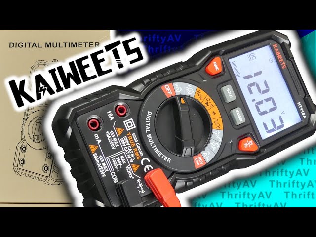 Impressive Affordable Multimeter!  Kaiweets TRMS 6000, HT118A