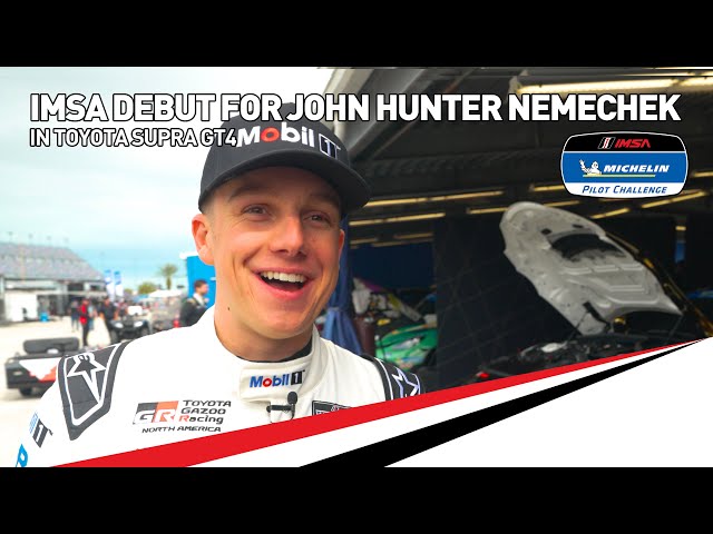 NASCAR's John Hunter Nemechek Makes IMSA Debut | Michelin Pilot Challenge