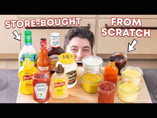 How To Make Every Condiment From Scratch | Eitan Bernath
