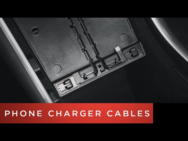 Tesla Model 3 Tutorial | Installing Phone Charger Cables