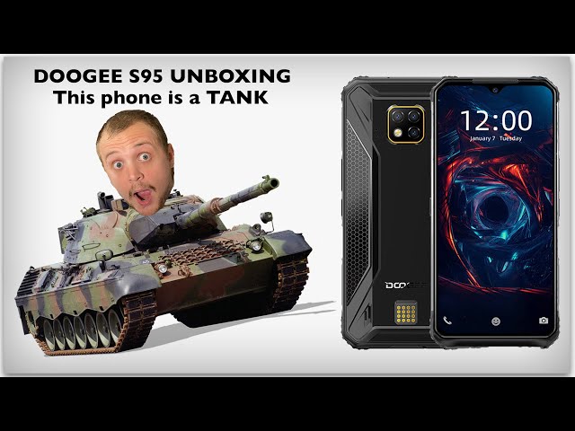The modular TANK - DOOGEE S95 pro unboxing and first look