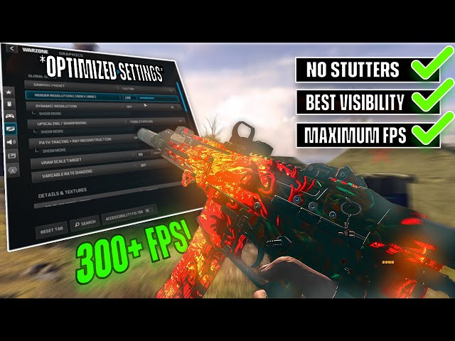 *BEST* PC Graphic Settings For Warzone 3! 🔧(Boost FPS & Improve Visibility!)