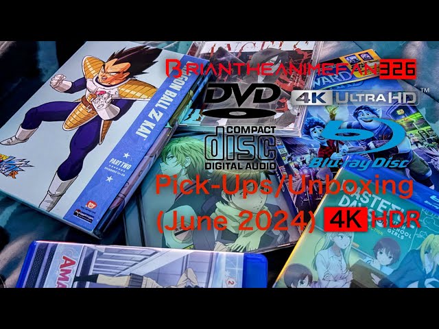 Anime DVD/Blu-Ray/CD, 4K Blu-Ray Pick-Ups/Unboxing (June 2024)