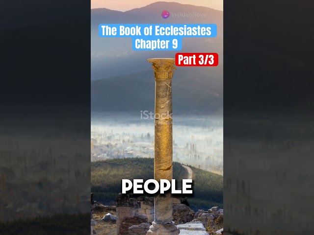 The Book of Ecclesiastes Chapter 9
