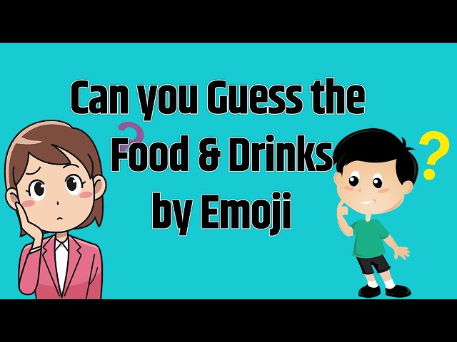 Guess the Food | guess the drink by emoji | Emoji Challenge | The Riddle Show 6