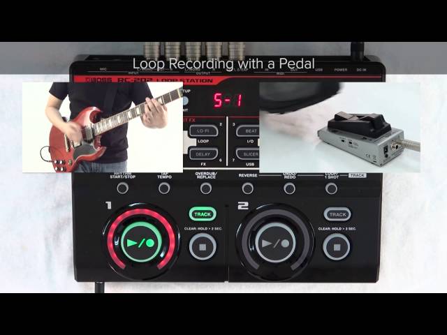 RC-202 Quick Start chapter10 : Loop Recording with a Pedal