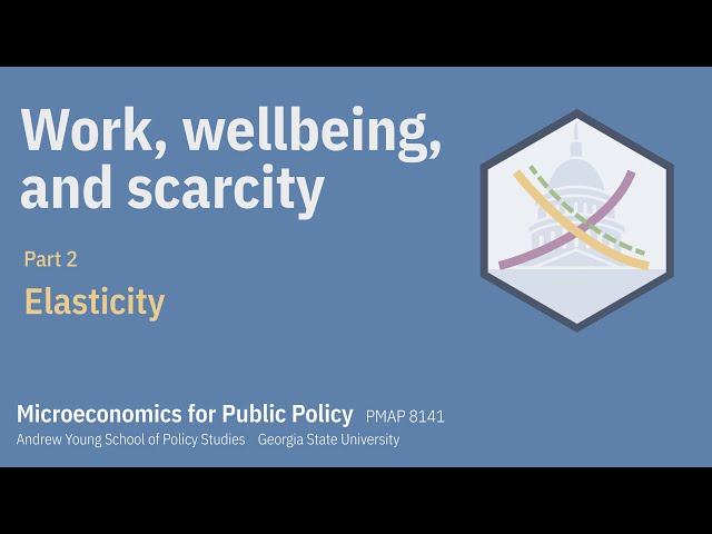 PMAP 8141 • (5/6) Work, wellbeing, and scarcity: (2) Elasticity
