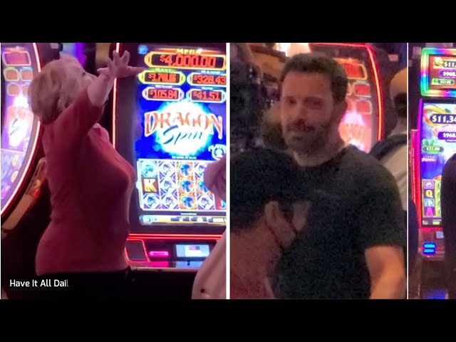 Ben Affleck Hangs Out In Las Vegas Casino With Jennifer Lopez’s Mother