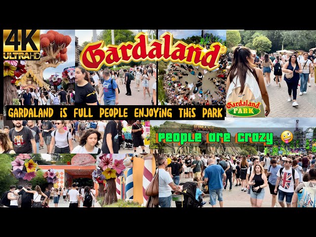 *Italy* Gardaland Tour 2024, Gardaland vlog - “Walking Tour” 4k 60fps, Theam Park Italy