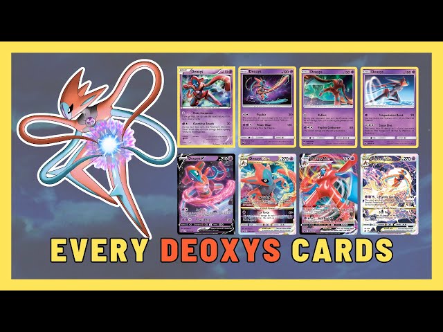 Every Deoxys Pokemon Card #Deoxys #PokemonTCG #386