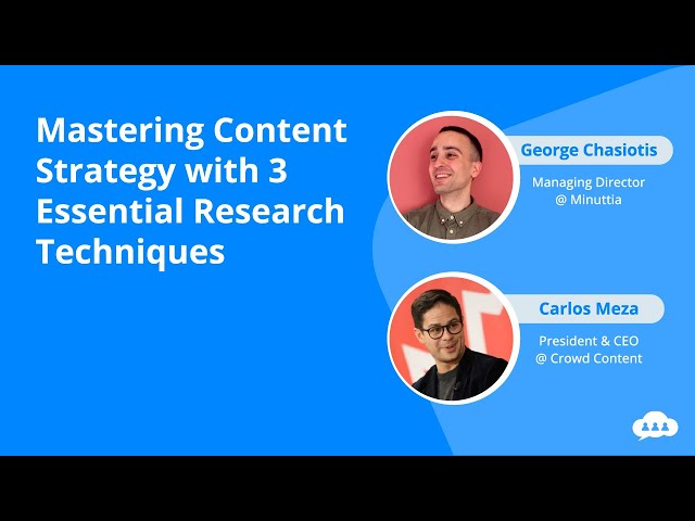 Mastering Content Strategy with 3 Essential Research Techniques