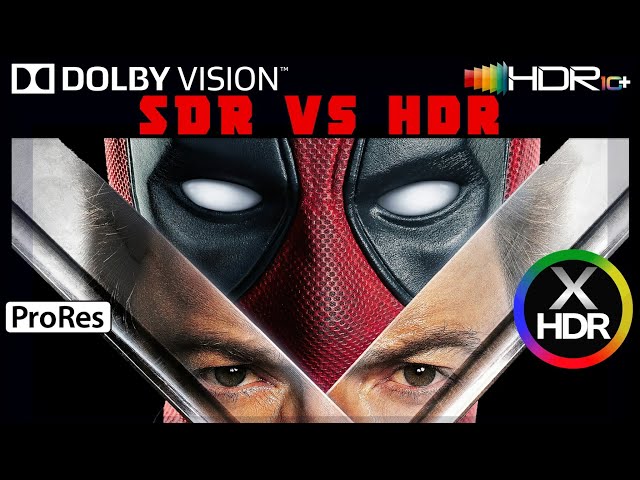 Deadpool and Wolverine TRAILER 2 - SDR vs. HDR Comparison Series | TEKNO3D Labs